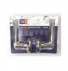 Ручка Punto (Пунто) защелка DK610/BL CP-ET (кл./фик.) хром