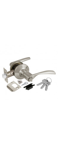 Ручка Ajax (Аякс) защелка DK610 SN-ET (6010 SN-E) (кл./фик.) мат. никель Ручка Ajax (Аякс) защелка DK610 SN-ET (6010 SN-E) (кл./фик.) мат. никель
