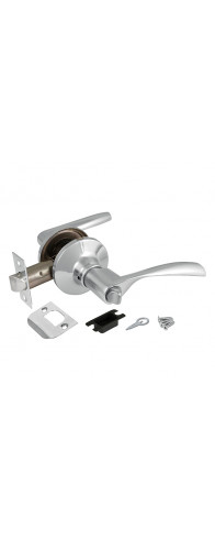 Ручка Ajax (Аякс) защелка DK610 CP-BK (6010 CP-B) (фик.) хром