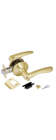 Ручка Punto (Пунто) защелка DK620 SB-BK (6020 SB-B) (фик.) мат. золото Ручка Punto (Пунто) защелка DK620 SB-BK (6020 SB-B) (фик.) мат. золото