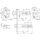 Ручка Ajax (Аякс) защелка DK610 CP-PS (6010 CP-P) (без фик.) хром