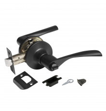 Ручка Ajax (Аякс) защелка DK610 BL-BK (6010 BL-B) (фик.) черный