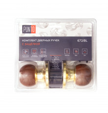 Ручка Punto (Пунто) защелка DK672/BL WD-PS (без фик.) дерево