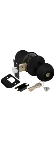 Ручка Ajax (Аякс) защелка DK682 BL-ET (6082 BL-E) (кл./фик.) черный Ручка Ajax (Аякс) защелка DK682 BL-ET (6082 BL-E) (кл./фик.) черный