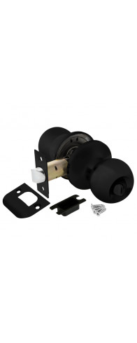 Ручка Ajax (Аякс) защелка DK682 BL-BK (6082 BL-B) (фик.) черный Ручка Ajax (Аякс) защелка DK682 BL-BK (6082 BL-B) (фик.) черный