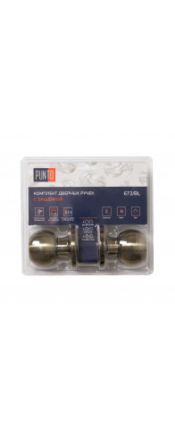 Ручка Punto (Пунто) защелка DK672/BL AB-PS (без фик.) бронза Ручка Punto (Пунто) защелка DK672/BL AB-PS (без фик.) бронза