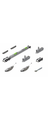Комплект Armadillo (Армадилло) для раздвижных дверей SLD.Scope.SET3.soft close+roller/80 Комплект Armadillo (Армадилло) для раздвижных дверей SLD.Scope.SET3.soft close+roller/80