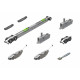 Комплект Armadillo (Армадилло) для раздвижных дверей SLD.Scope.SET3.soft close+roller/80
