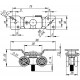 Комплект роликов Armadillo (Армадилло) для раздвижных дверей SLD.Comfort.SET.rollers/60 (DIY Comfort 60/4 kit)