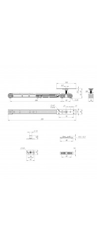 Комплект Armadillo (Армадилло) для раздвижных дверей SLD.Comfort-PRO.SET2.soft close/80 Комплект Armadillo (Армадилло) для раздвижных дверей SLD.Comfort-PRO.SET2.soft close/80