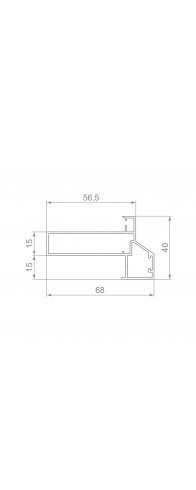 Короб Armadillo (Армадилло) SWD.Scope 40/68/3200 frame BL (3,2 м) Короб Armadillo (Армадилло) SWD.Scope 40/68/3200 frame BL (3,2 м)