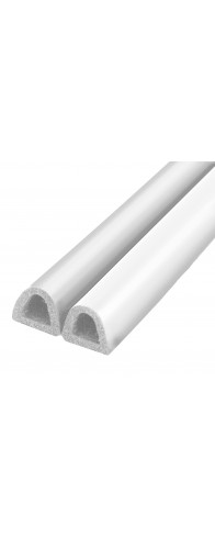 Уплотнитель Fuaro (Фуаро) самоклеящийся ADH/D-14x12mm, WHITE белый 120m