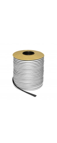 Уплотнитель Fuaro (Фуаро) самоклеящийся ADH/D-9x7,5mm, BLACK черный 100m