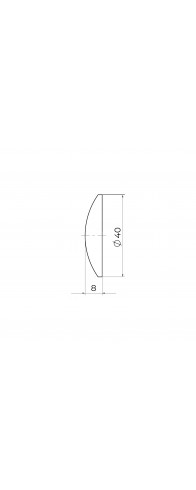 Демпфер Ajax (Аякс) настенный DSW-40 INV прозрачный