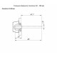 Квадрат Armadillo (Армадилло) для ручек Spindle 6х80