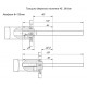 Квадрат Armadillo (Армадилло) для ручек Spindle 8х120