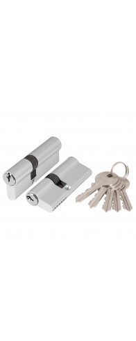 Цилиндровый Ajax (Аякс) механизм (AX100/90) AX1000Key90 (40+10+40) CP хром Цилиндровый Ajax (Аякс) механизм (AX100/90) AX1000Key90 (40+10+40) CP хром
