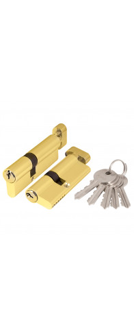Цилиндровый Ajax (Аякс) механизм (AX102/60) AX1002Knob60 (25+10+25) PB латунь с вертушкой Цилиндровый Ajax (Аякс) механизм (AX102/60) AX1002Knob60 (25+10+25) PB латунь с вертушкой