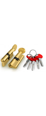 Цилиндровый Fuaro (Фуаро) механизм (D-PRO502/70) D-PRO5002Knob70(30+10+30) PB латунь 5Key Цилиндровый Fuaro (Фуаро) механизм (D-PRO502/70) D-PRO5002Knob70(30+10+30) PB латунь 5Key