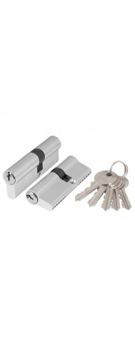 Цилиндровый Ajax (Аякс) механизм (AZ100/80) AZ1000Key80 (35+10+35) CP хром Цилиндровый Ajax (Аякс) механизм (AZ100/80) AZ1000Key80 (35+10+35) CP хром