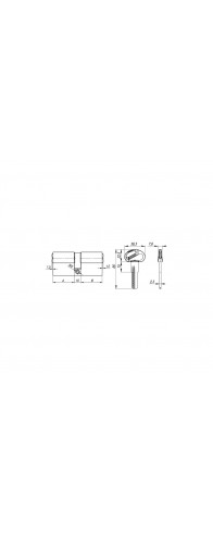 Цилиндровый Fuaro (Фуаро) механизм (D-PRO500/70) D-PRO5000Key70(30+10+30) BL черный 5Key Цилиндровый Fuaro (Фуаро) механизм (D-PRO500/70) D-PRO5000Key70(30+10+30) BL черный 5Key
