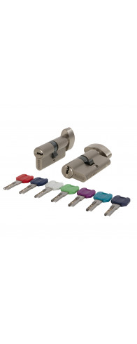 Цилиндровый Punto (Пунто) механизм MaxPro7002Knob70mm(30+10+30) SN никель 7key с вертушкой Цилиндровый Punto (Пунто) механизм MaxPro7002Knob70mm(30+10+30) SN никель 7key с вертушкой