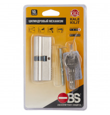 Цилиндровый Kale kilit (Кале килит) механизм 164 OBS SNE/100 (40+10+50) mm никель 5 кл. new