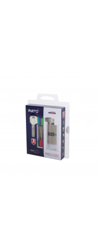 Цилиндровый Punto (Пунто) механизм MaxPro7002Knob70mm(30+10+30) SN никель 7key с вертушкой Цилиндровый Punto (Пунто) механизм MaxPro7002Knob70mm(30+10+30) SN никель 7key с вертушкой