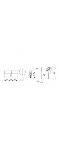 Цилиндровый Fuaro (Фуаро) механизм (D-PRO502-8/80) D-PRO5002-8Knob80(40+10+30) CP хром 5+1Key с верт. перекод. Цилиндровый Fuaro (Фуаро) механизм (D-PRO502-8/80) D-PRO5002-8Knob80(40+10+30) CP хром 5+1Key с верт. перекод.