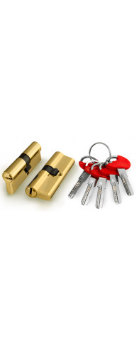 Цилиндровый Fuaro (Фуаро) механизм (D-PRO500/80) D-PRO5000Key80(30+10+40) PB латунь 5Key Цилиндровый Fuaro (Фуаро) механизм (D-PRO500/80) D-PRO5000Key80(30+10+40) PB латунь 5Key
