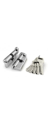 Цилиндровый Fuaro (Фуаро) механизм (R602/90) R6002Knob90(35+10+45) CP хром 5Key с вертушкой Цилиндровый Fuaro (Фуаро) механизм (R602/90) R6002Knob90(35+10+45) CP хром 5Key с вертушкой