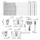 Цилиндровый механизм Mottura (Моттура) под вертушку (дл. шток) CP4P363101C5 (67 мм/31+10+26), МАТ.НИКЕЛЬ