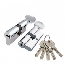 Цилиндровый Punto (Пунто) механизм Z3002Knob100(50+10+40) с вертушкой CP хром