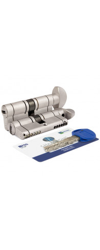Цилиндровый механизм Mottura (Моттура) с вертушкой CP4F414101R (82 мм/36+10+36) МАТ.НИКЕЛЬ Цилиндровый механизм Mottura (Моттура) с вертушкой CP4F414101R (82 мм/36+10+36) МАТ.НИКЕЛЬ