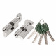 Цилиндровый Punto (Пунто) механизм (A202/60) A2002Knob60(25+10+25) с вертушкой SN никель