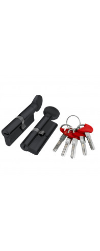 Цилиндровый Fuaro (Фуаро) механизм (D-PRO502/70) D-PRO5002Knob70(30+10+30) BL черный 5Key Цилиндровый Fuaro (Фуаро) механизм (D-PRO502/70) D-PRO5002Knob70(30+10+30) BL черный 5Key