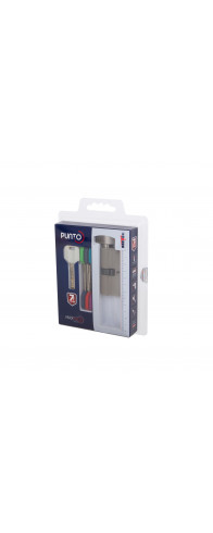 Цилиндровый Punto (Пунто) механизм MaxPro7002Knob80mm(45+10+25) SN никель 7key с вертушкой Цилиндровый Punto (Пунто) механизм MaxPro7002Knob80mm(45+10+25) SN никель 7key с вертушкой