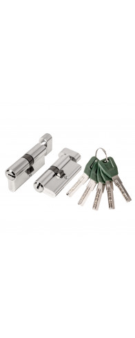 Цилиндровый Punto (Пунто) механизм (A202/90) A2002Knob90(45+10+35) с вертушкой SN никель Цилиндровый Punto (Пунто) механизм (A202/90) A2002Knob90(45+10+35) с вертушкой SN никель