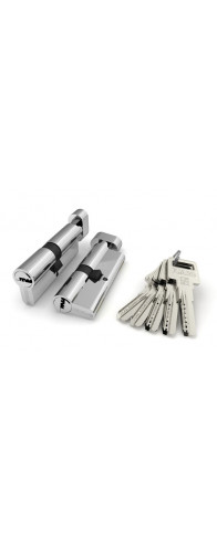 Цилиндровый Fuaro (Фуаро) механизм (R602/90) R6002Knob90(45+10+35) CP хром 5Key с вертушкой Цилиндровый Fuaro (Фуаро) механизм (R602/90) R6002Knob90(45+10+35) CP хром 5Key с вертушкой