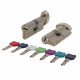 Цилиндровый Punto (Пунто) механизм MaxPro7002Knob110mm(50+10+50) SN никель 7key с вертушкой