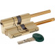 Цилиндровый механизм Mottura (Моттура) под вертушку (дл. шток) C31P513101LC5 (82 мм/46+10+26), ЛАТУНЬ (PVD)