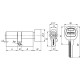 Цилиндровый Punto (Пунто) механизм (A202/120) A2002Knob120(55+10+55) с вертушкой SN никель