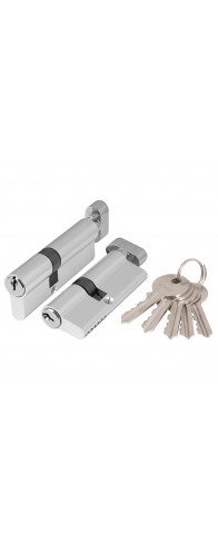 Цилиндровый Ajax (Аякс) механизм (AX102/80) AX1002Knob80 (35+10+35) CP хром с вертушкой Цилиндровый Ajax (Аякс) механизм (AX102/80) AX1002Knob80 (35+10+35) CP хром с вертушкой