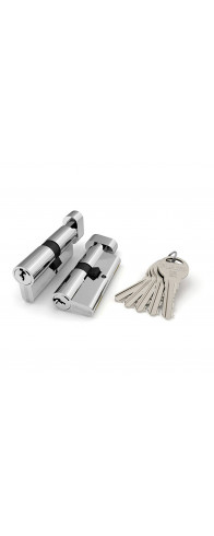 Цилиндровый Fuaro (Фуаро) механизм (R302/60) R3002Knob60(25+10+25) CP хром 5Key с вертушкой Цилиндровый Fuaro (Фуаро) механизм (R302/60) R3002Knob60(25+10+25) CP хром 5Key с вертушкой