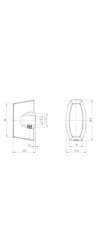 Вертушка Armadillo (Армадилло) на цилиндр T.Knob-Slim FSG-39 флорентийское золото Вертушка Armadillo (Армадилло) на цилиндр T.Knob-Slim FSG-39 флорентийское золото