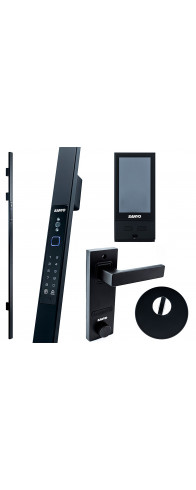 Электронный замок Sanyo D700 Usmart Go DM70 с WiFi, ручка скоба 1800 мм, черный Электронный замок Sanyo D700 Usmart Go DM70 с WiFi, ручка скоба 1800 мм, черный