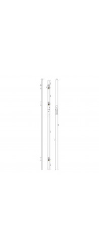 Электронный замок Sanyo D700 Usmart Go DM70 с WiFi, ручка скоба 1800 мм, черный Электронный замок Sanyo D700 Usmart Go DM70 с WiFi, ручка скоба 1800 мм, черный