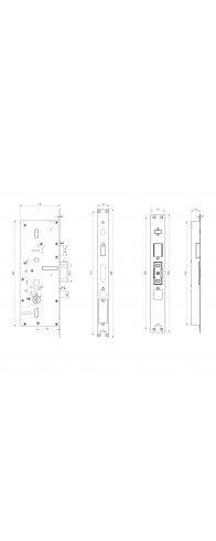 Электронный замок Sanyo D700 Usmart Go DM70 с WiFi, ручка скоба 1800 мм, черный Электронный замок Sanyo D700 Usmart Go DM70 с WiFi, ручка скоба 1800 мм, черный