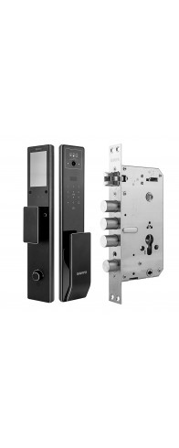 Электронный замок Sanyo D300 Tuya DM70 с WiFi, с распознаванием лиц, черный Электронный замок Sanyo D300 Tuya DM70 с WiFi, с распознаванием лиц, черный