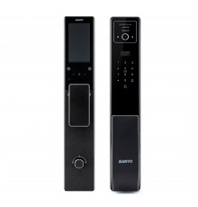 Электронный замок Sanyo D200 Tuya DM70 с WiFi, с видеодомофоном, черный